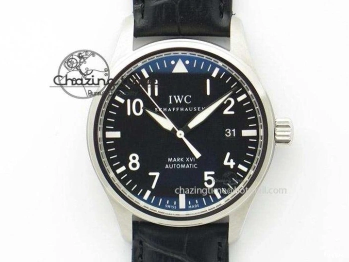 MIROTIME 0110 Portugieser Automatic 42mm RG APSF 1:1 Best Edition Black Dial on Black Leather Strap A Original 7007